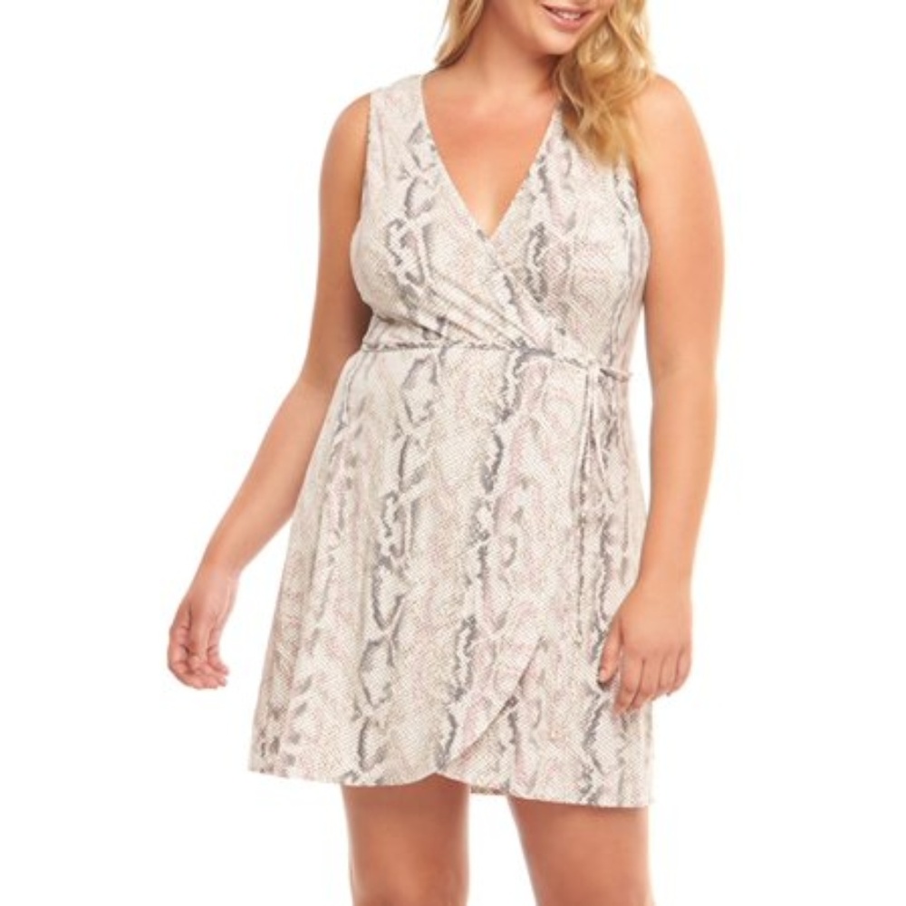 Tart plus size (2X) snakeskin dress